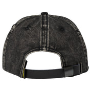 Eyes Strapback Hat - Black Wash/Gold