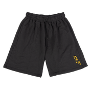 Nakkabre Embroidered French Terry Shorts - Black