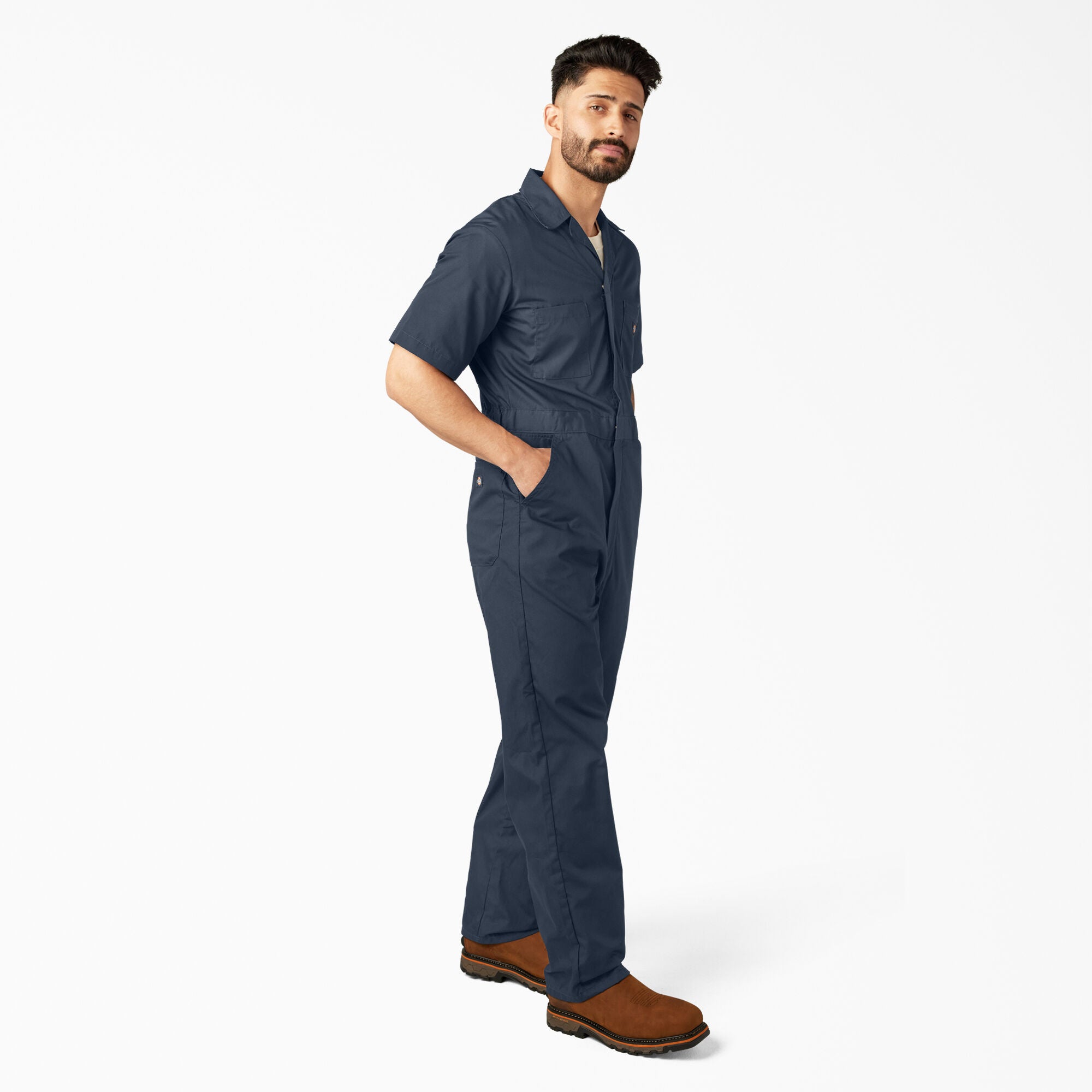 Short Sleeve Coveralls Regular Length - Dark Navy (DN)