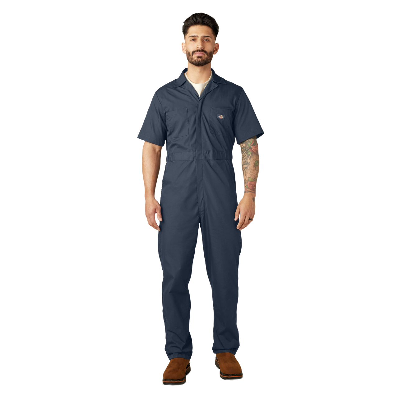 Short Sleeve Coveralls Regular Length - Dark Navy (DN)