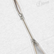 Cursive Zip Hoodie - Ash (Spring 25)