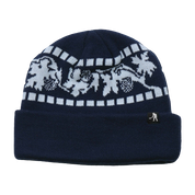 Bonnet Vine - Bleu marine/blanc