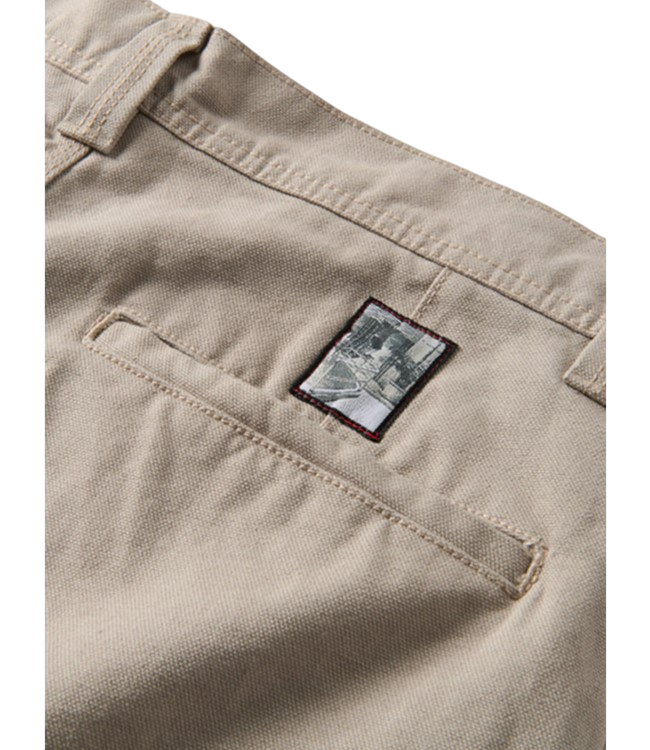 Skate Loose Chino Trousers by Atiba Jefferson - Mushroom