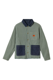 Assembly Reversible Chore Jacket - Indigo/Pine Needle/Whitecap