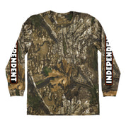 Independent x Realtree Bar Logo Long Sleeve T-Shirt - Realtree APX