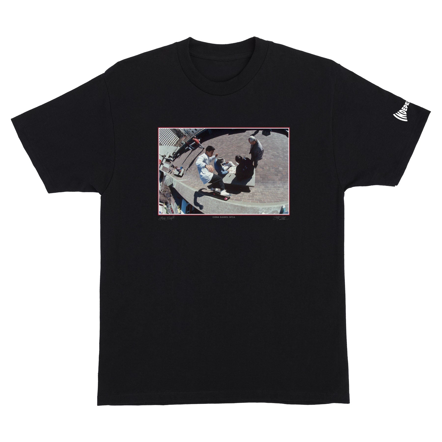 T-Shirt Steve Caballero China Banks - Noir