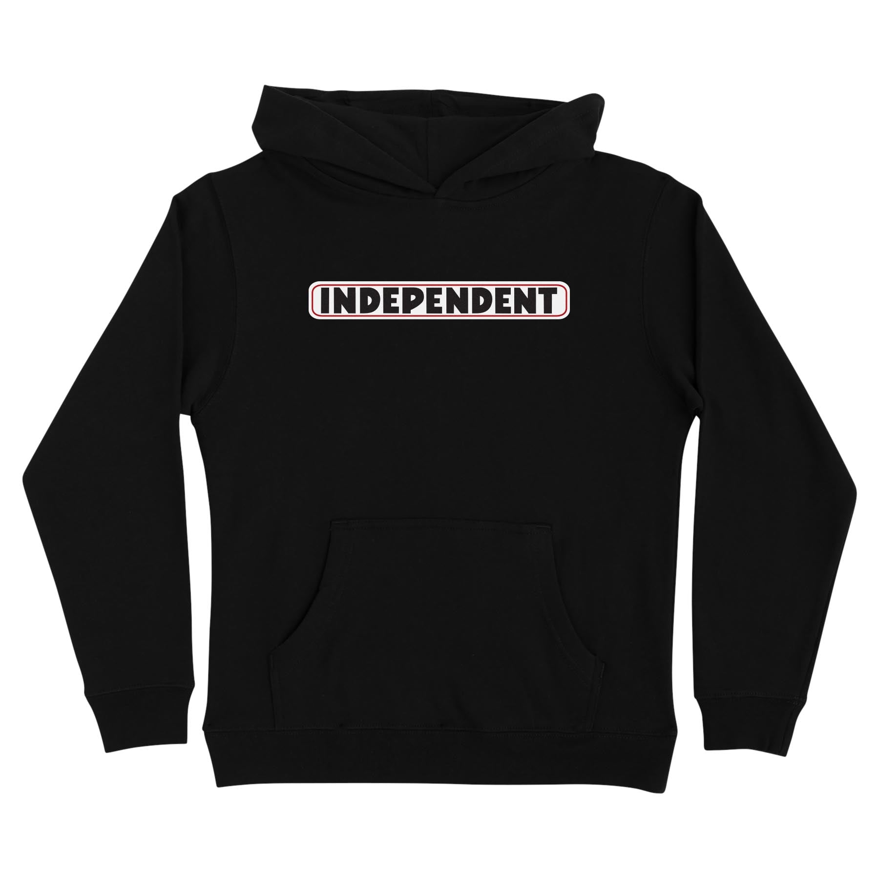 Youth Bar Logo Hoodie - Black