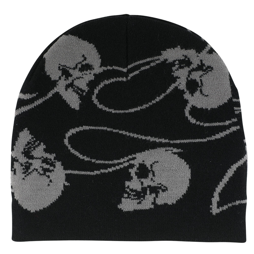 Tuque Spiral Skull - Noir