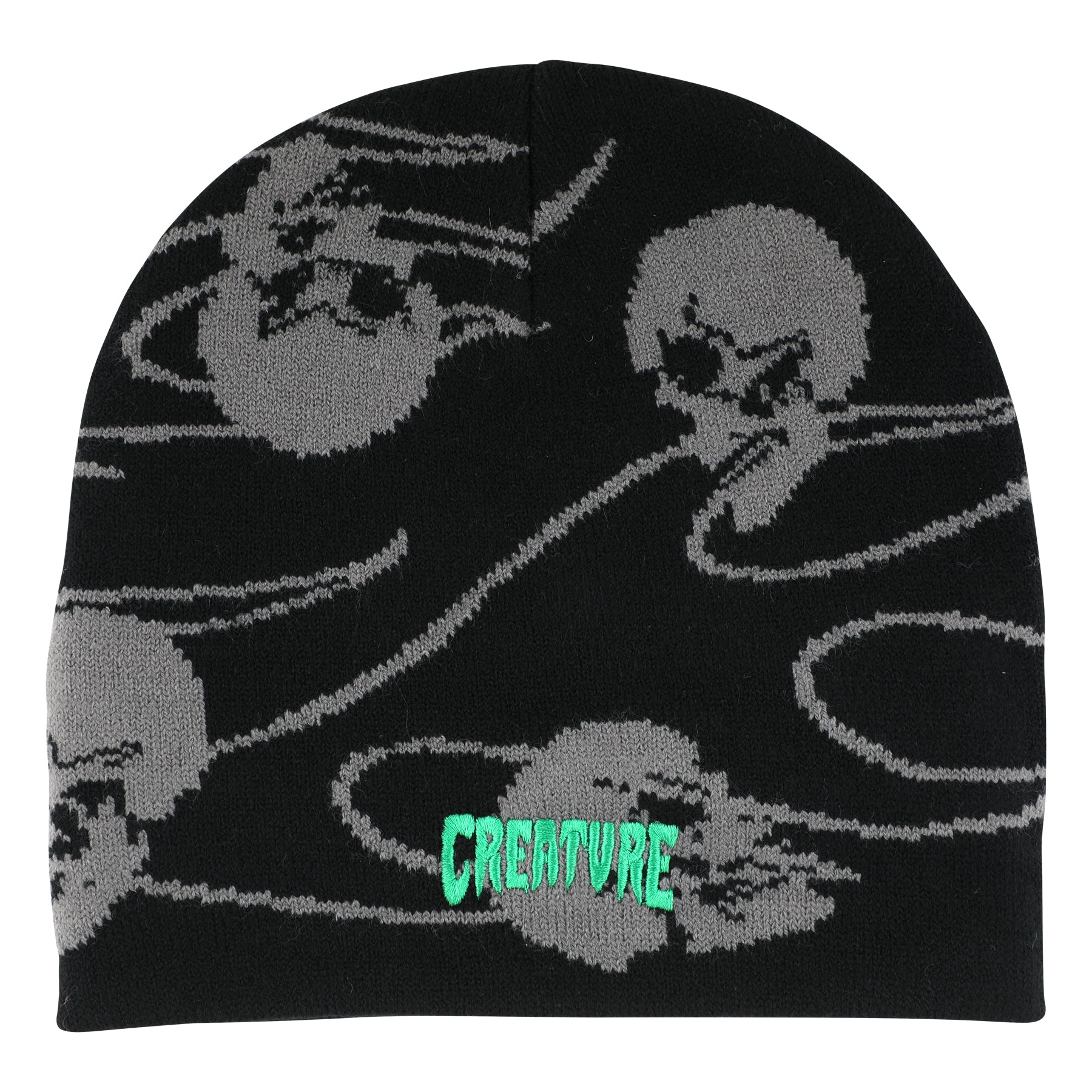 Tuque Spiral Skull - Noir