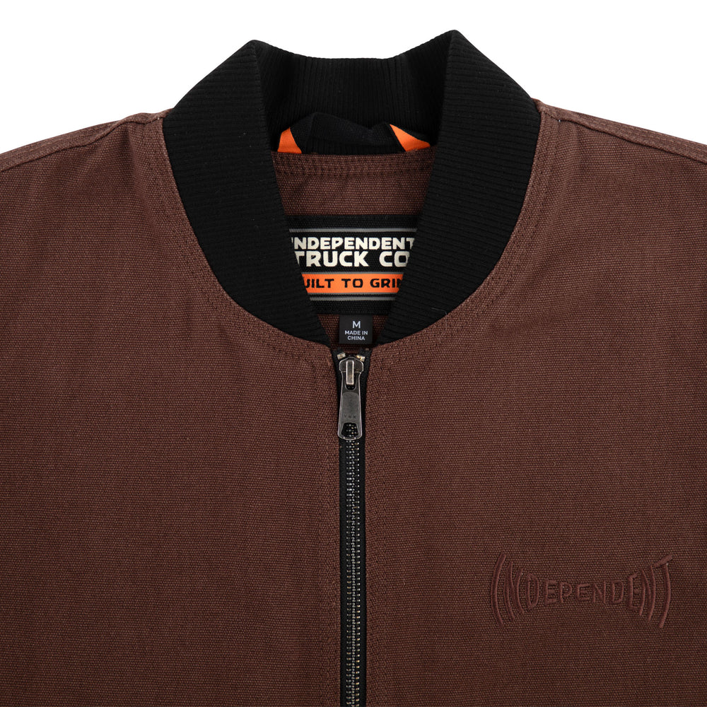 Veste en Toile Built To Grind - Chocolat