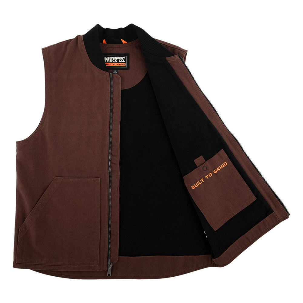 Veste en Toile Built To Grind - Chocolat
