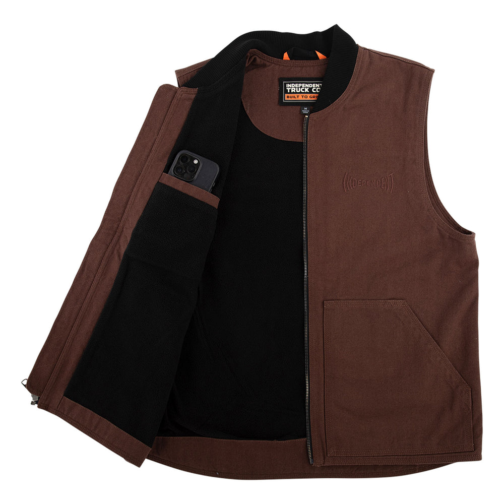 Veste en Toile Built To Grind - Chocolat