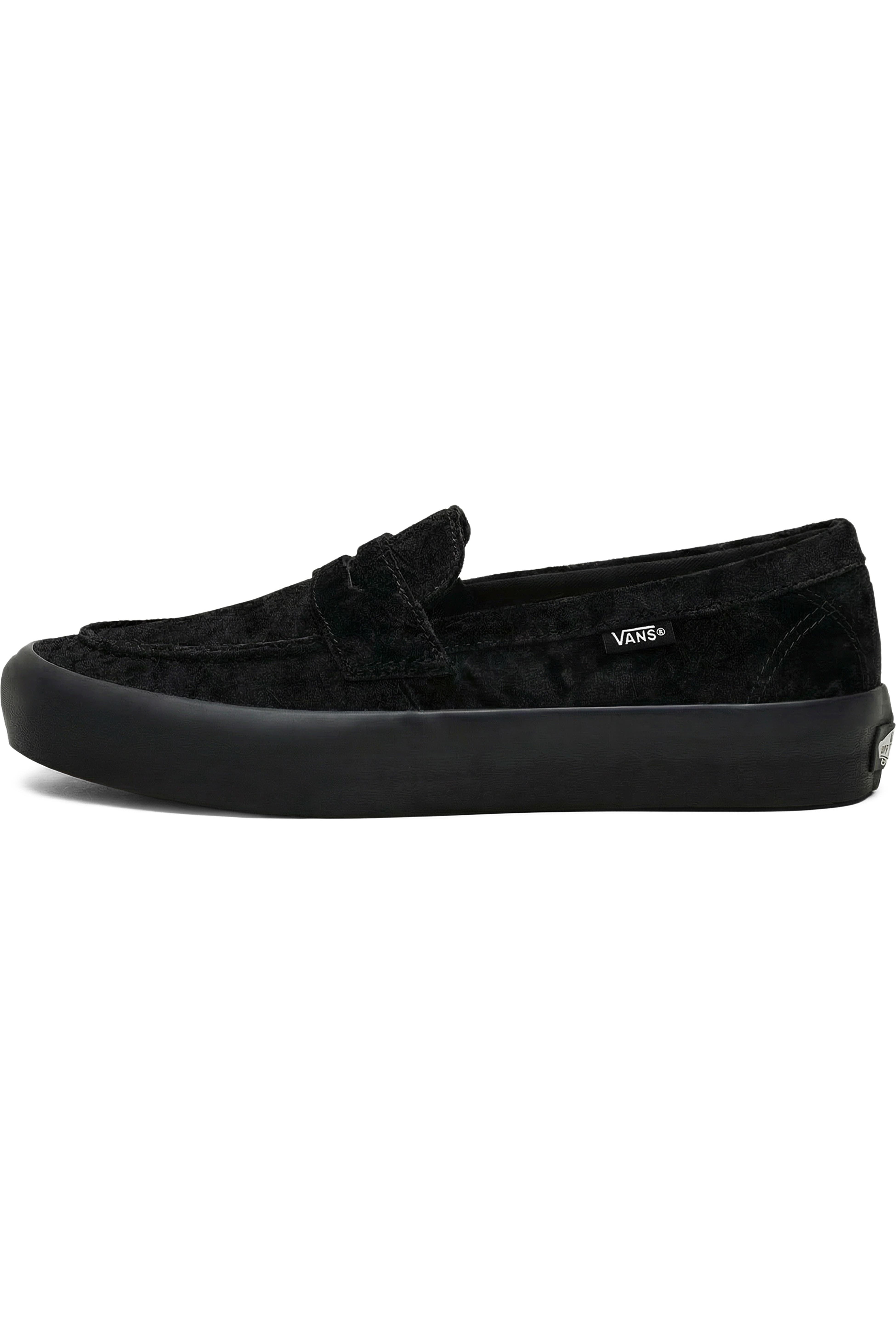 Skate Loafer Velvet - Black