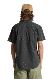 Charter Print S/S Shirt - Washed Black Pyramid