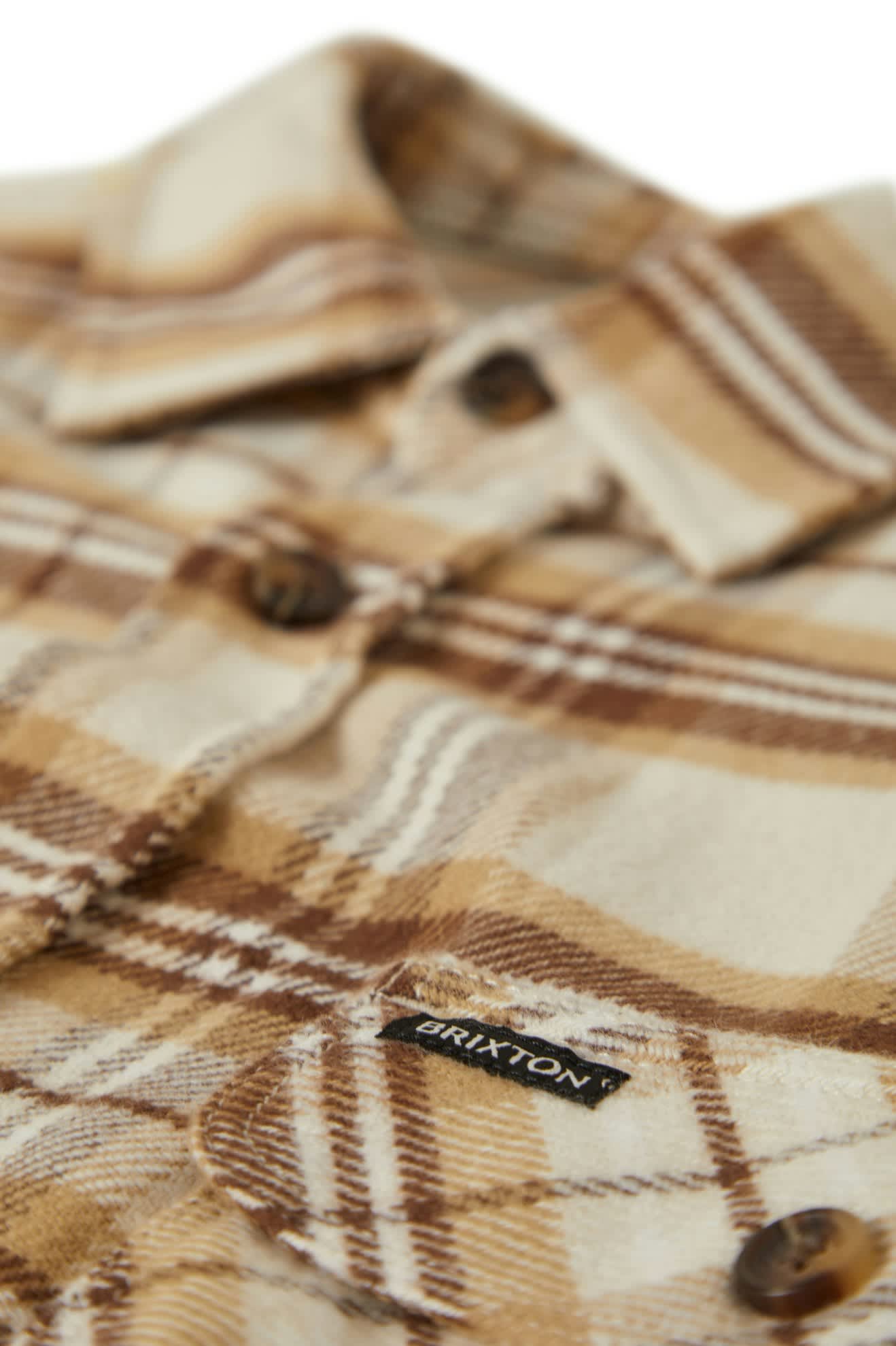 Bowery Flanelle - Blanc cassé/Sable/Brun pomme de pin