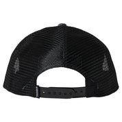 Casquette Snapback avec patch script - Anthracite/noir/blanc