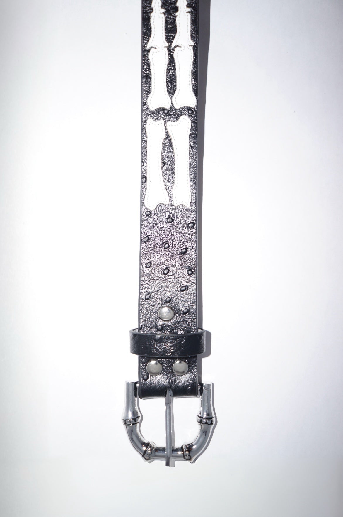 Stingwater Bone Belt - Black/White