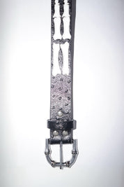 Stingwater Bone Belt - Black/White