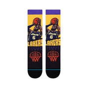 NBA Graded Lebron James Crew Sock - Gold