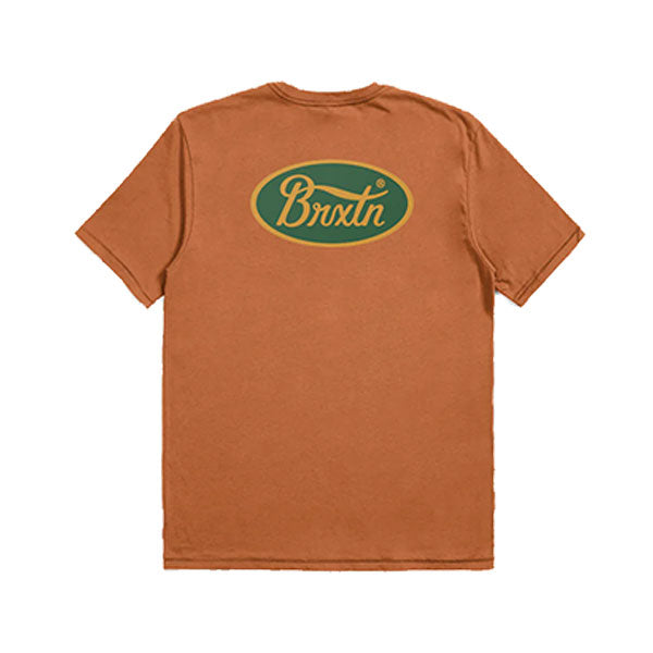 T-shirt ajusté Parsons S/S - Orange brûlé