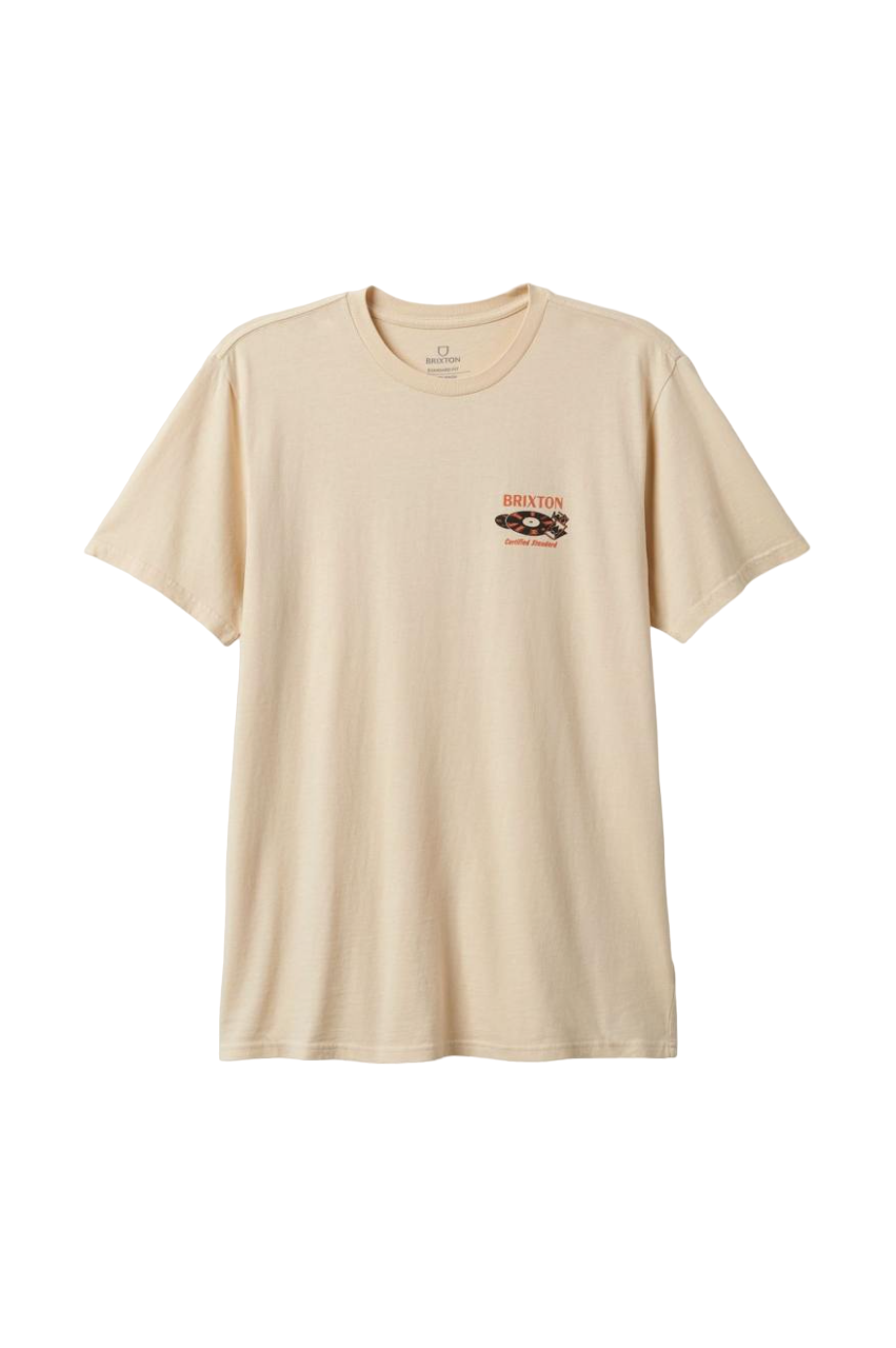 Hubbard S/S Standard Tee - Cream Worn Wash