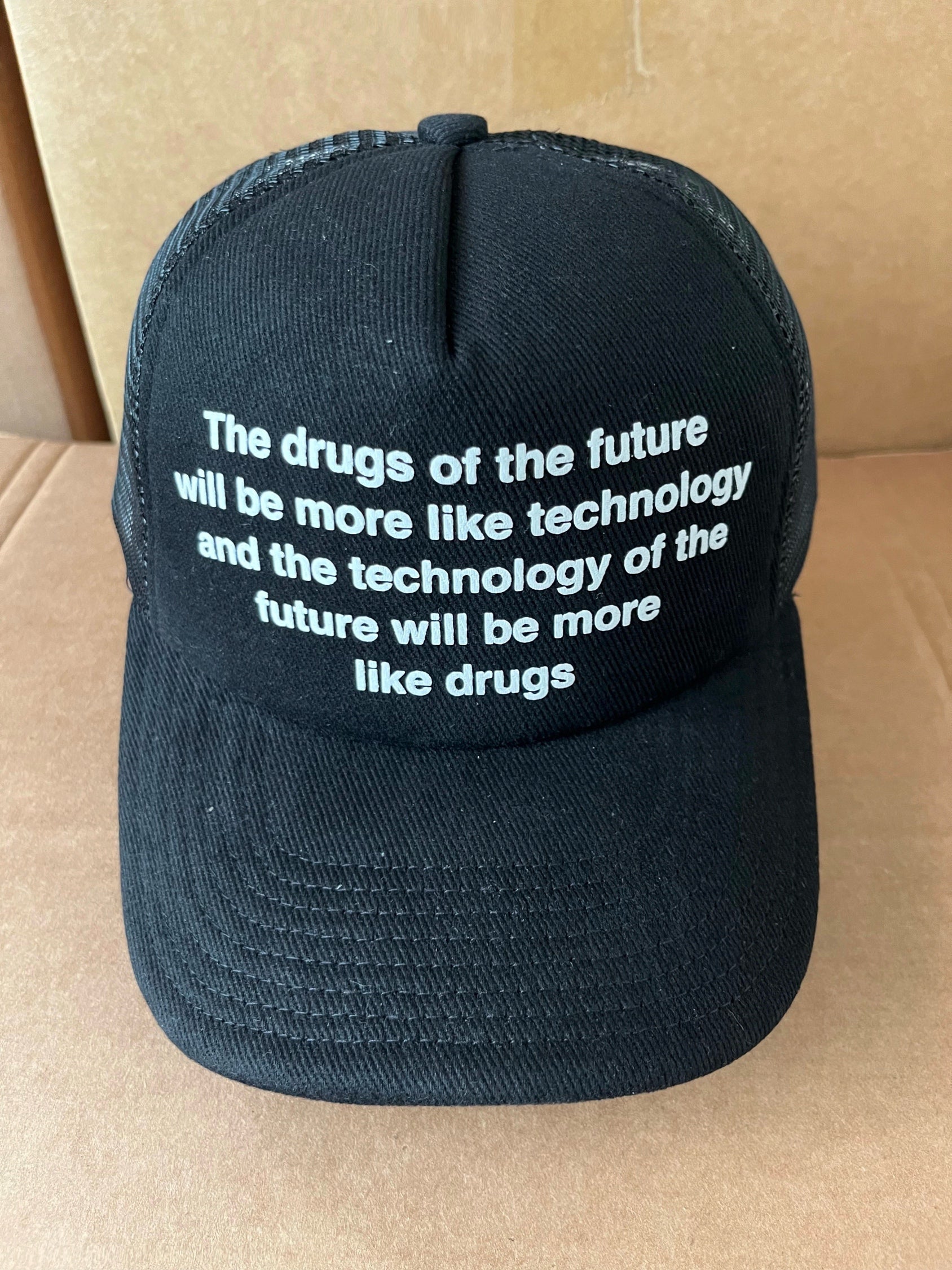 Future Drugs Trucker Hat - Black