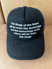 Future Drugs Trucker Hat - Black