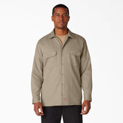 Twill Long Sleeve Work Shirt - Desert Sand (DS)