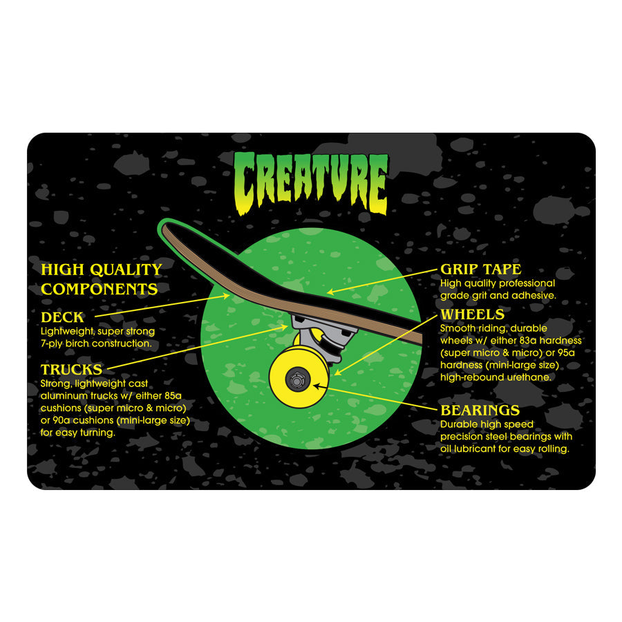 Large Logo Outline Complete Deck - 8.25"