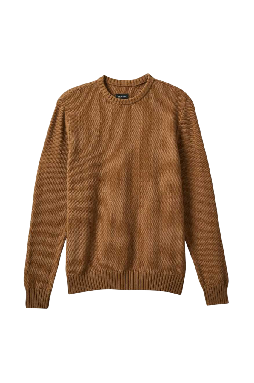 Jacques Waffle Knit Sweater - Tiger's Eye