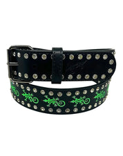 Gecko Rhinestone Belt