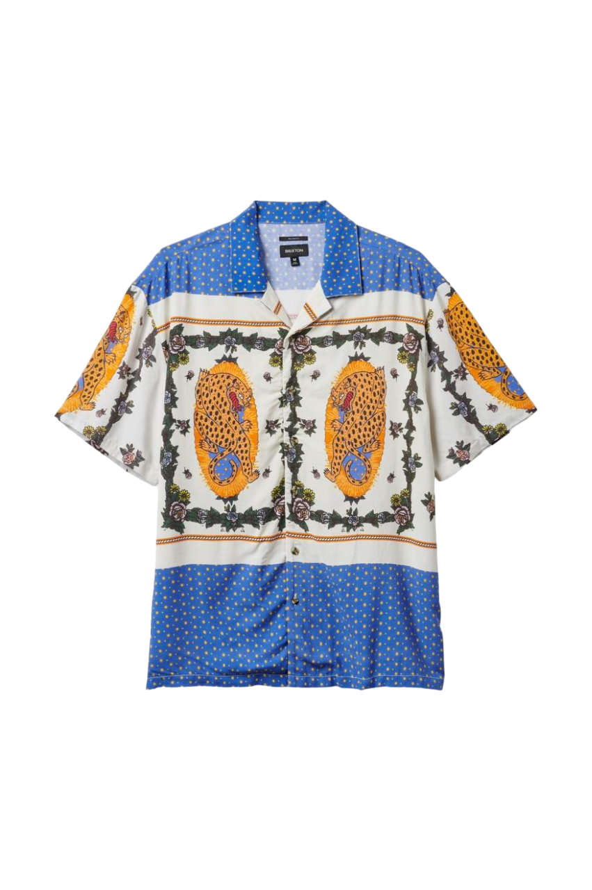 Bunker Reserve Fiesta S/S Camp Collar Woven Shirt - Mexico City Jaguar