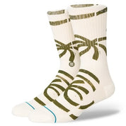 Twisted Crew Socks - Off White