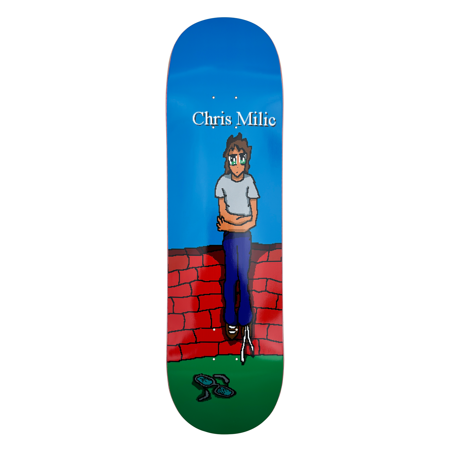 Broken Glasses (Chris Milic) Deck - 8.38"