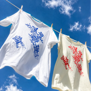 T-Shirt Dogs - Blanc Cassé