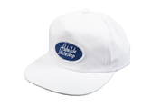 Gas Station Snapback Cap - White