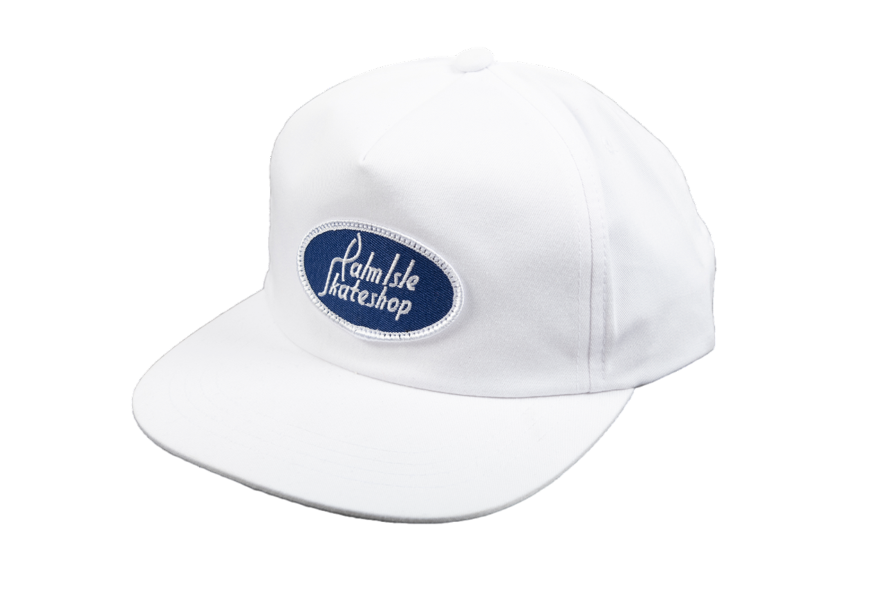 Gas Station Snapback Cap - White