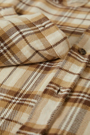 Bowery Flanelle - Blanc cassé/Sable/Brun pomme de pin