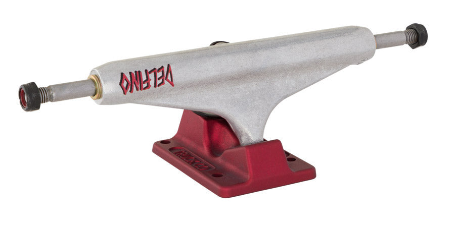 Stage 11 Hollow Delfino Trucks - Silver/Red