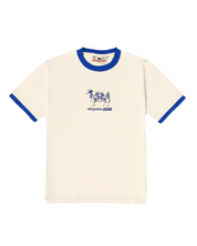 Stingwater Tatted Cow T-Shirt Ringer - Blanc Cassé/Marine