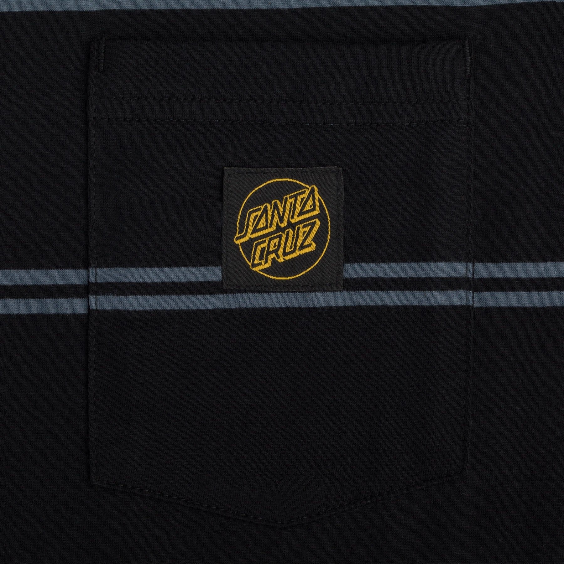 T-shirt à poche Saga - Noir