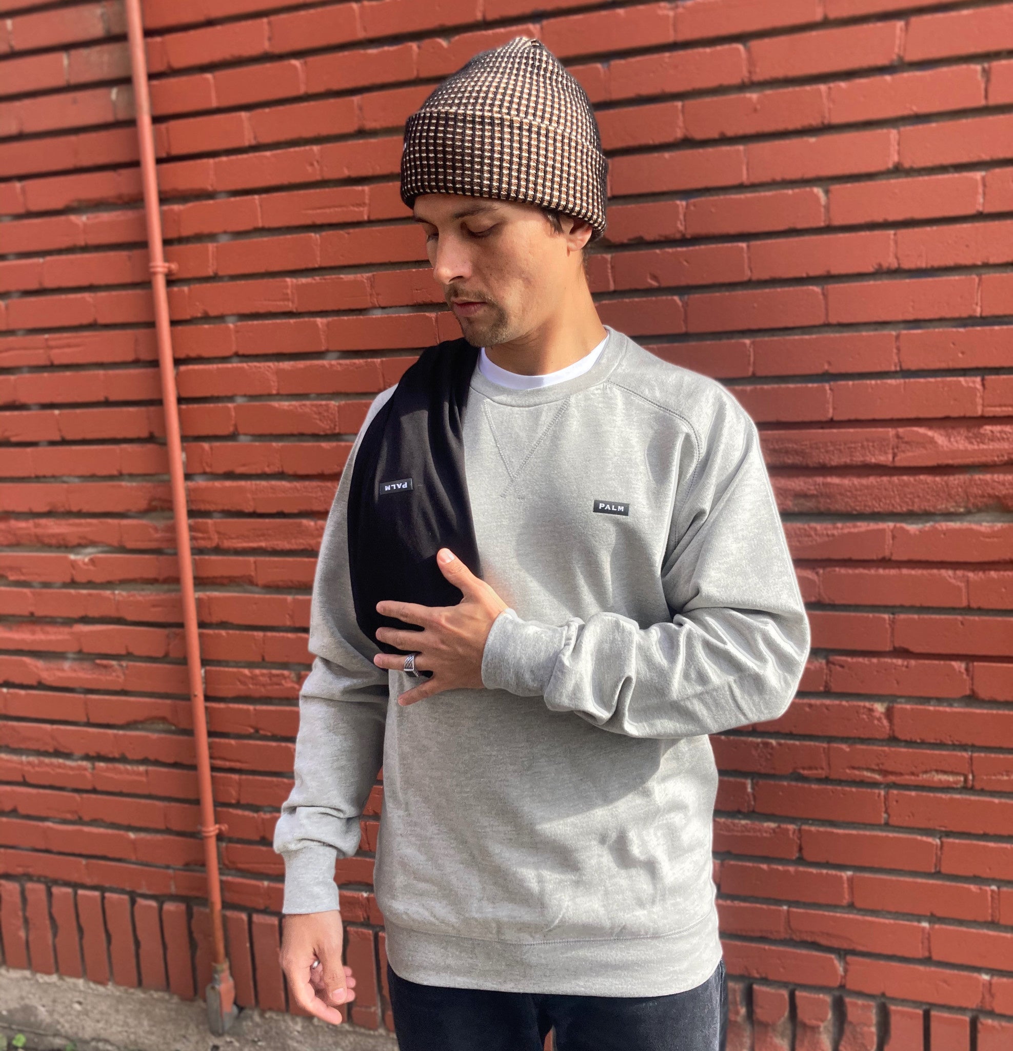 Stamp Crewneck - Grey