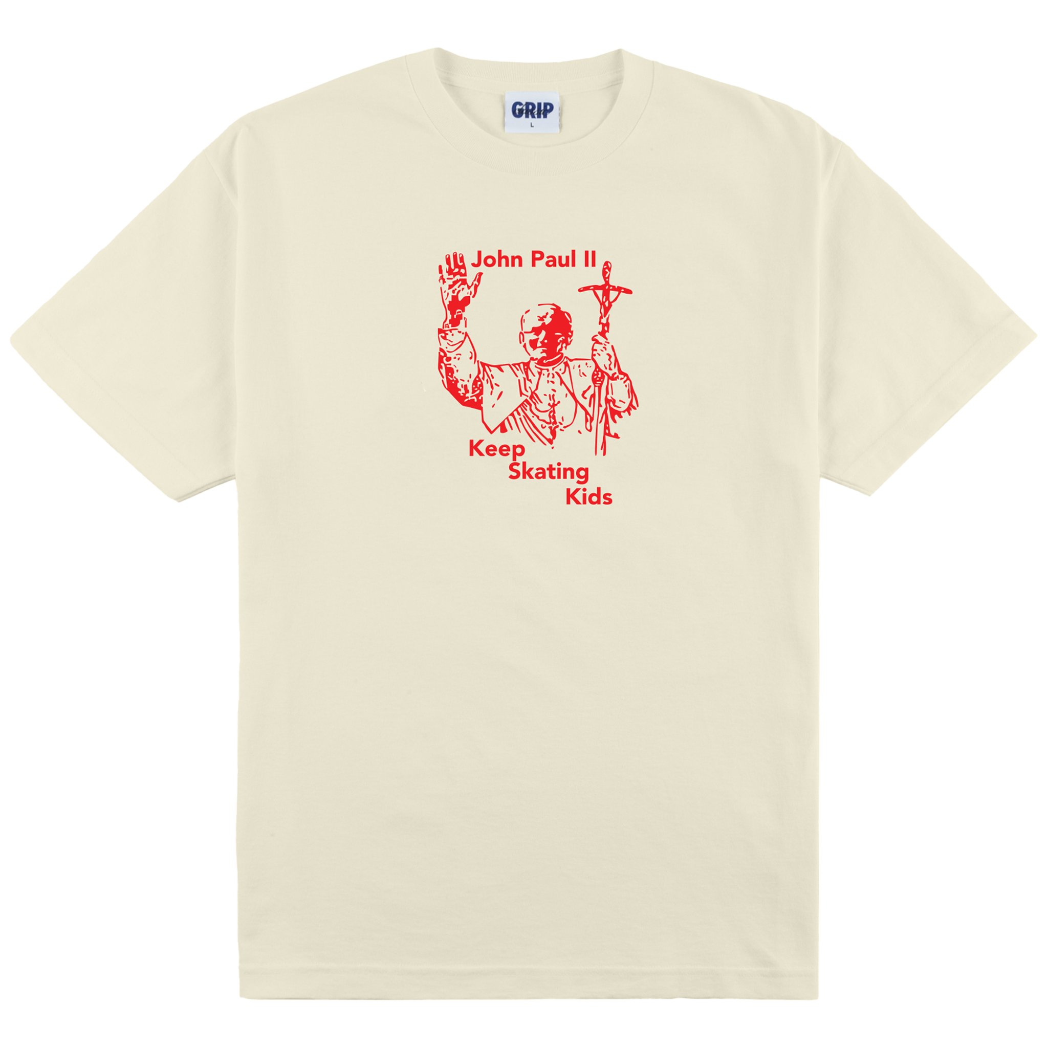 Keep Skating Kids Tee - Cream