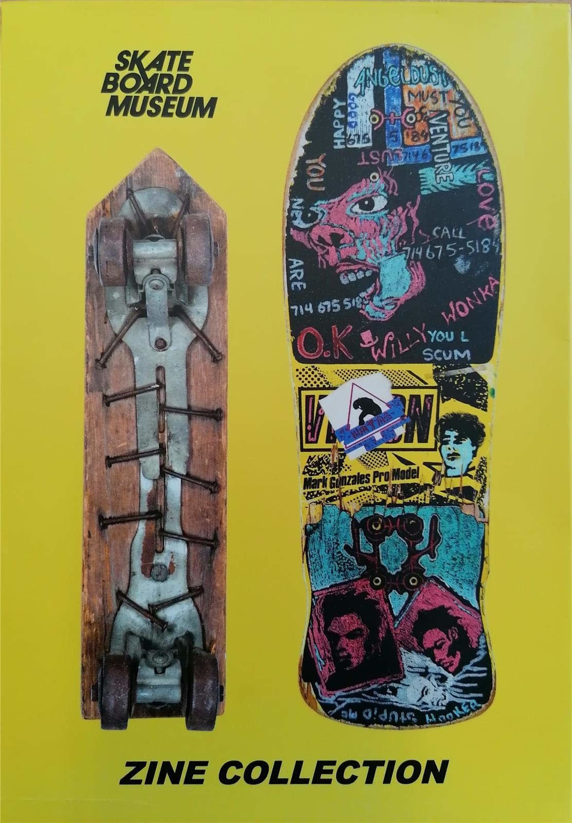 Collection de fanzines du musée du skateboard