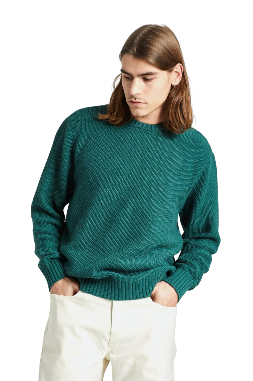 Jacques Waffle Knit Sweater - Pine Needle