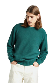 Jacques Waffle Knit Sweater - Pine Needle