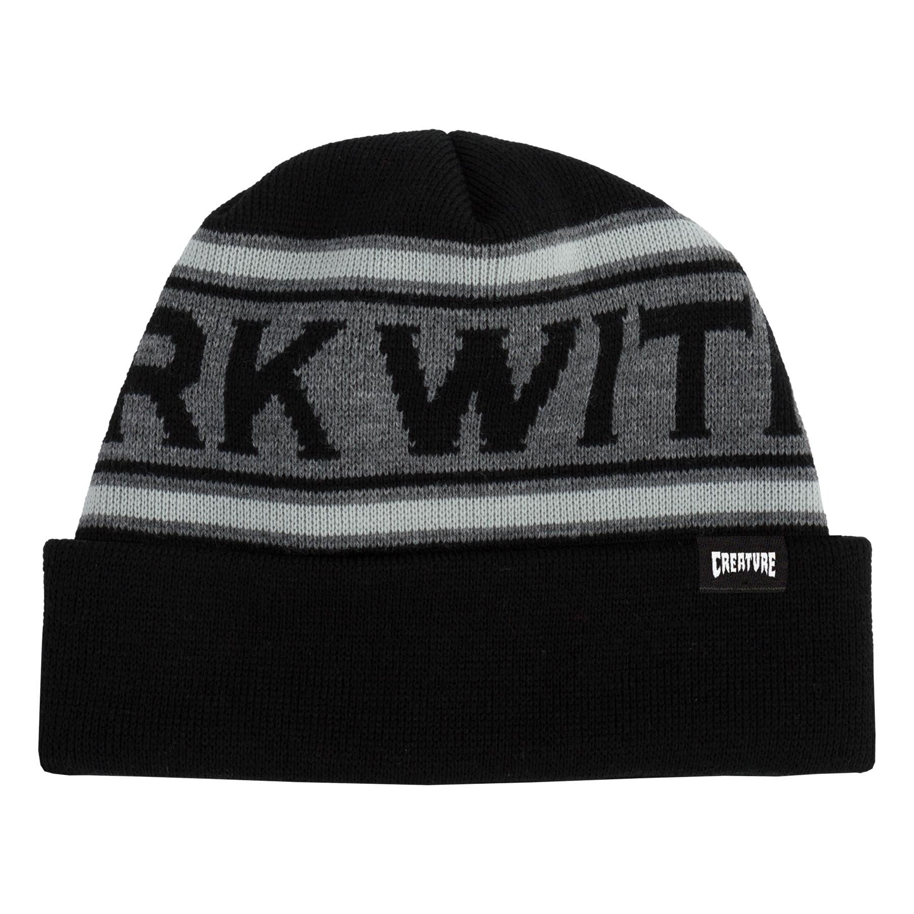 Lurk With Us Beanie - Black/Grey