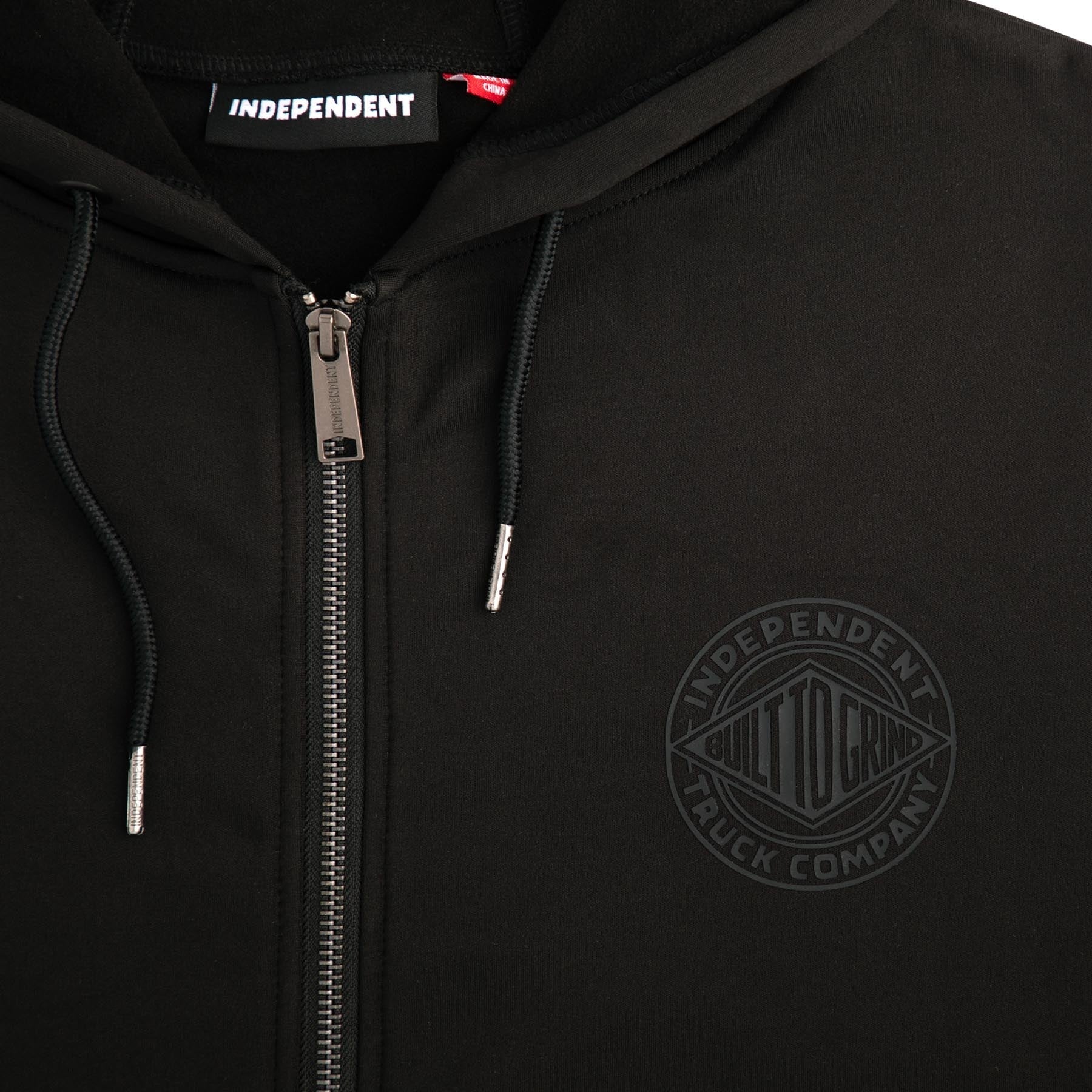 Clipper Zip Hoodie - Black