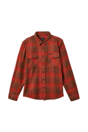 Bowery L/S Flannel - Barn Red/Bison