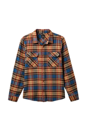 Bowery L/S Flannel - Ocean Blue/Palm Desert/Sand